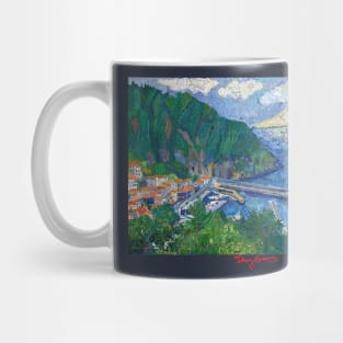 Elantxobe spain, sunset Mug